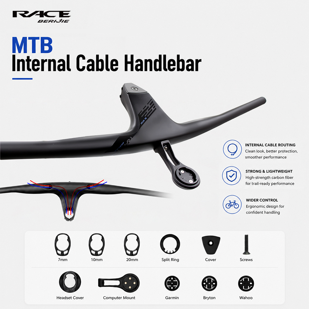 Mountain Biking Races - RACE Full Internal Cable Integrated MTB