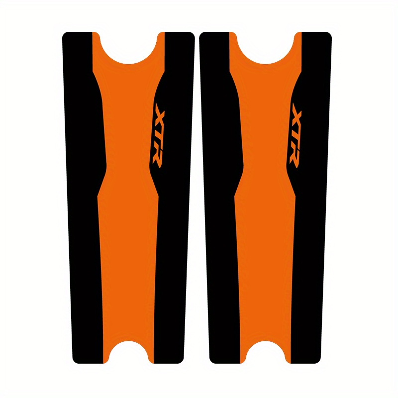 Mountain Biking Quotes - 2D Flat Sticker 2pcs/XTR-M9100 Mountain Bike