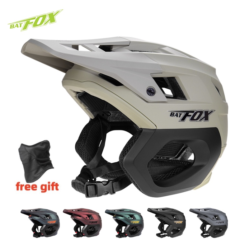 Mountain Biking Races - BATFOX 3/4 Bicycle Helmet MTB Half