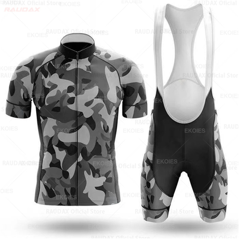 Camouflage Cycling Jersey Set  - Mountain Biking Races review and price
