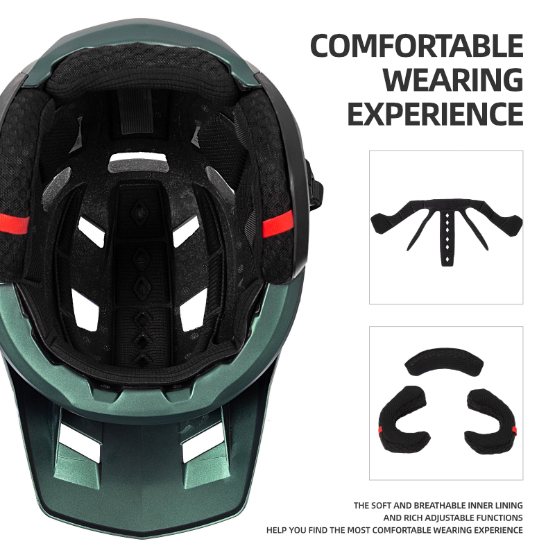 BATFOX 3/4 Bicycle Helmet MTB  - Mountain Biking Races review and price