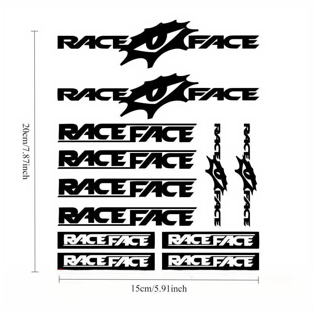 Race Face Bike Sticker Set Wat - Mountain Biking Races review and price
