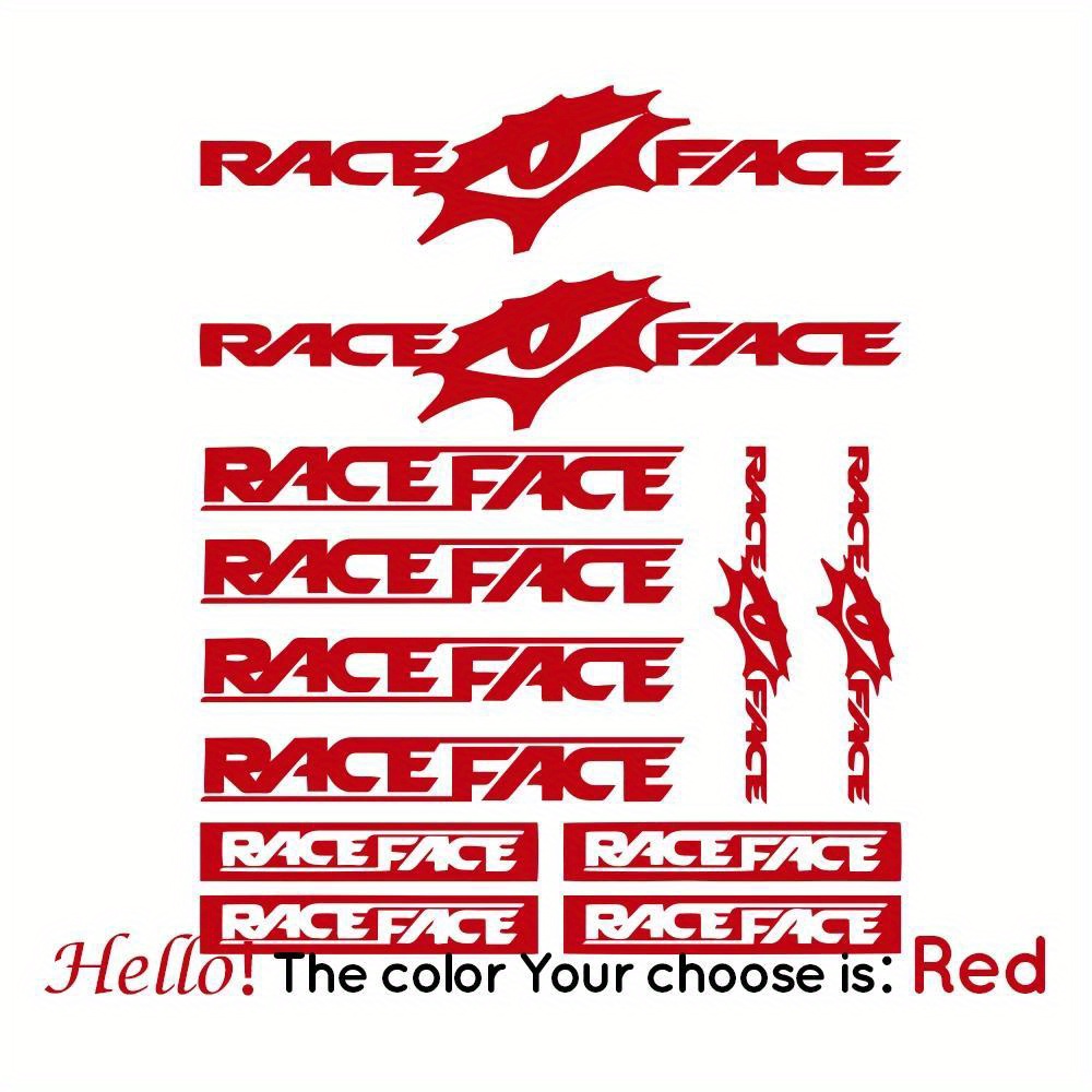 Race Face Bike Sticker Set Wat - Mountain Biking Races review and price